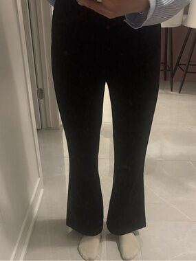 Pull&Bear Elegant Black Pants with slightly flared bottoms